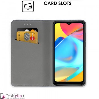 Telone smart magnet  atverčiamas dėklas - juodas (telefonui Alcatel 1S (2021) - 3L (2021)